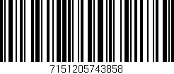 Código de barras (EAN, GTIN, SKU, ISBN): '7151205743858'