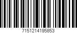 Código de barras (EAN, GTIN, SKU, ISBN): '7151214195853'