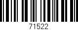 Código de barras (EAN, GTIN, SKU, ISBN): '71522'
