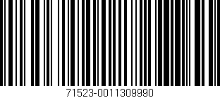 Código de barras (EAN, GTIN, SKU, ISBN): '71523-0011309990'