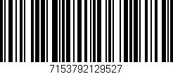Código de barras (EAN, GTIN, SKU, ISBN): '7153792129527'