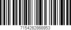 Código de barras (EAN, GTIN, SKU, ISBN): '7154262868953'
