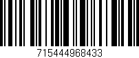 Código de barras (EAN, GTIN, SKU, ISBN): '715444968433'