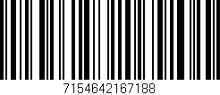 Código de barras (EAN, GTIN, SKU, ISBN): '7154642167188'