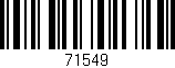 Código de barras (EAN, GTIN, SKU, ISBN): '71549'