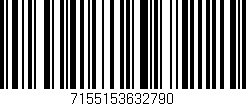 Código de barras (EAN, GTIN, SKU, ISBN): '7155153632790'