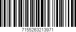 Código de barras (EAN, GTIN, SKU, ISBN): '7155263213971'