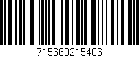 Código de barras (EAN, GTIN, SKU, ISBN): '715663215486'