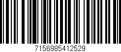 Código de barras (EAN, GTIN, SKU, ISBN): '7156985412529'