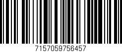 Código de barras (EAN, GTIN, SKU, ISBN): '7157059756457'