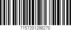 Código de barras (EAN, GTIN, SKU, ISBN): '7157201288270'