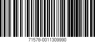Código de barras (EAN, GTIN, SKU, ISBN): '71578-0011309990'