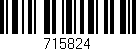 Código de barras (EAN, GTIN, SKU, ISBN): '715824'