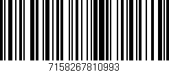 Código de barras (EAN, GTIN, SKU, ISBN): '7158267810993'