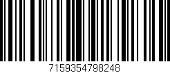 Código de barras (EAN, GTIN, SKU, ISBN): '7159354798248'