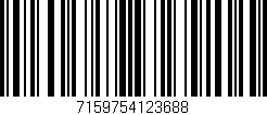 Código de barras (EAN, GTIN, SKU, ISBN): '7159754123688'