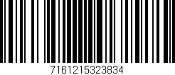 Código de barras (EAN, GTIN, SKU, ISBN): '7161215323834'
