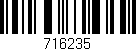Código de barras (EAN, GTIN, SKU, ISBN): '716235'