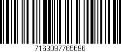 Código de barras (EAN, GTIN, SKU, ISBN): '7163097765696'