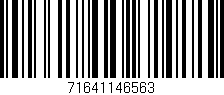 Código de barras (EAN, GTIN, SKU, ISBN): '71641146563'