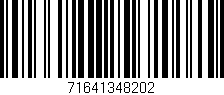 Código de barras (EAN, GTIN, SKU, ISBN): '71641348202'