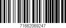 Código de barras (EAN, GTIN, SKU, ISBN): '71662069247'