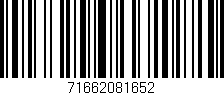 Código de barras (EAN, GTIN, SKU, ISBN): '71662081652'