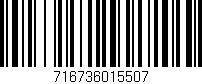 Código de barras (EAN, GTIN, SKU, ISBN): '716736015507'