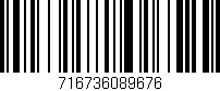 Código de barras (EAN, GTIN, SKU, ISBN): '716736089676'