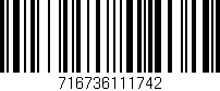 Código de barras (EAN, GTIN, SKU, ISBN): '716736111742'