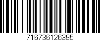 Código de barras (EAN, GTIN, SKU, ISBN): '716736126395'