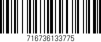Código de barras (EAN, GTIN, SKU, ISBN): '716736133775'