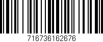 Código de barras (EAN, GTIN, SKU, ISBN): '716736162676'