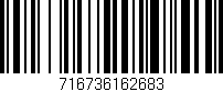 Código de barras (EAN, GTIN, SKU, ISBN): '716736162683'