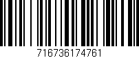 Código de barras (EAN, GTIN, SKU, ISBN): '716736174761'