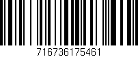 Código de barras (EAN, GTIN, SKU, ISBN): '716736175461'