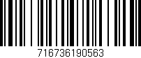 Código de barras (EAN, GTIN, SKU, ISBN): '716736190563'