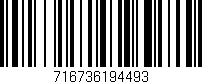 Código de barras (EAN, GTIN, SKU, ISBN): '716736194493'