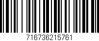 Código de barras (EAN, GTIN, SKU, ISBN): '716736215761'