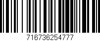 Código de barras (EAN, GTIN, SKU, ISBN): '716736254777'