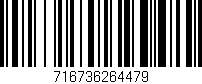 Código de barras (EAN, GTIN, SKU, ISBN): '716736264479'