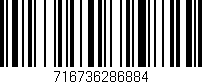 Código de barras (EAN, GTIN, SKU, ISBN): '716736286884'