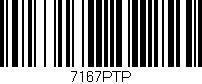 Código de barras (EAN, GTIN, SKU, ISBN): '7167PTP'