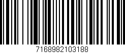 Código de barras (EAN, GTIN, SKU, ISBN): '7168982103188'