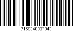 Código de barras (EAN, GTIN, SKU, ISBN): '7169348307943'