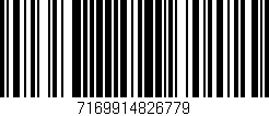 Código de barras (EAN, GTIN, SKU, ISBN): '7169914826779'