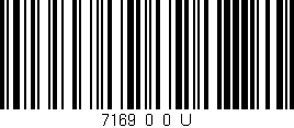 Código de barras (EAN, GTIN, SKU, ISBN): '7169_0_0_U'