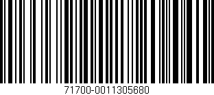 Código de barras (EAN, GTIN, SKU, ISBN): '71700-0011305680'