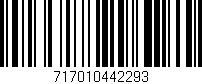 Código de barras (EAN, GTIN, SKU, ISBN): '717010442293'