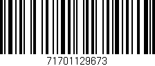 Código de barras (EAN, GTIN, SKU, ISBN): '71701129673'